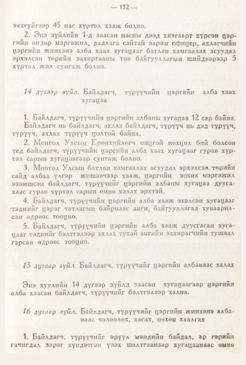 «Төрийн мэдээлэл» № 3, 132-р хуудасны скан