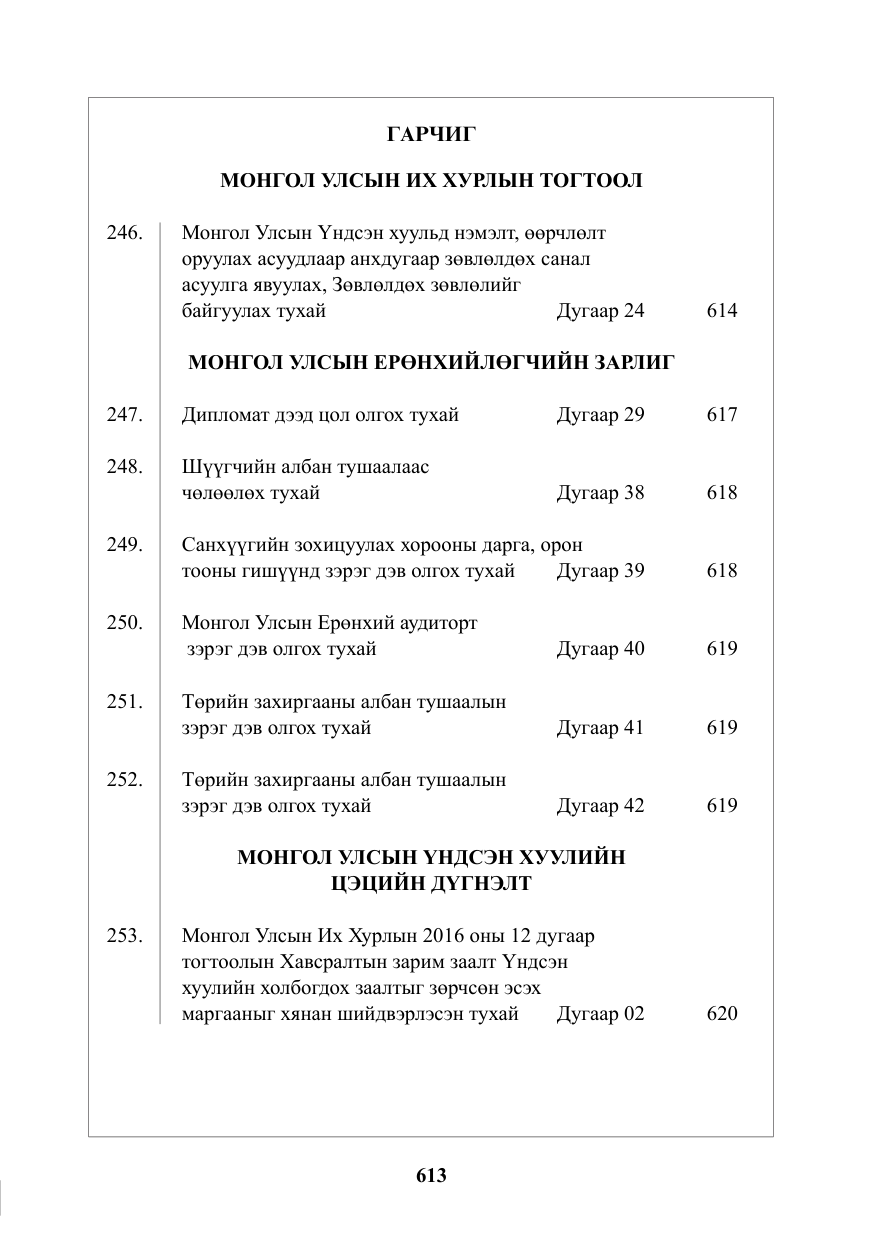 «Төрийн мэдээлэл» № 15, файлын 2-р хуудас