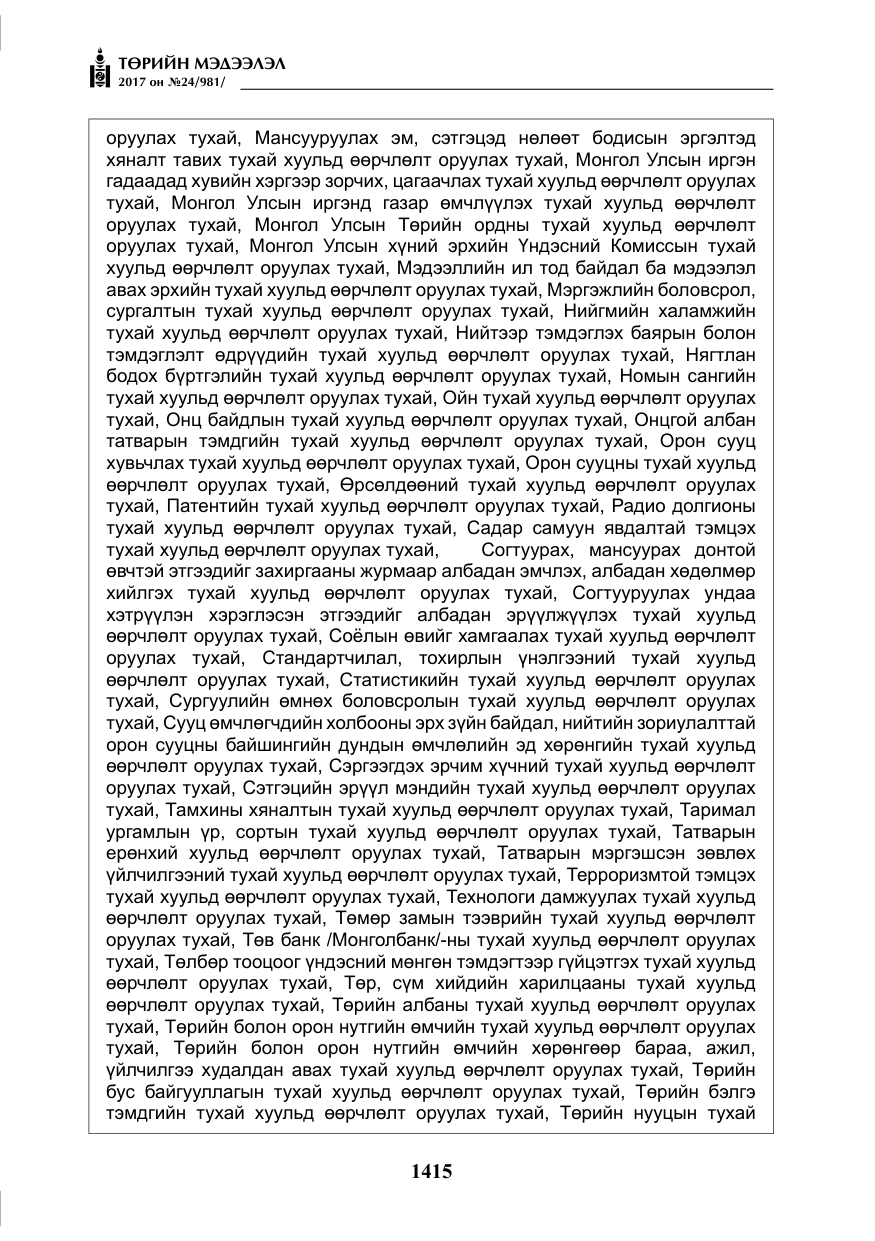 «Төрийн мэдээлэл» № 24, файлын 204-р хуудас
