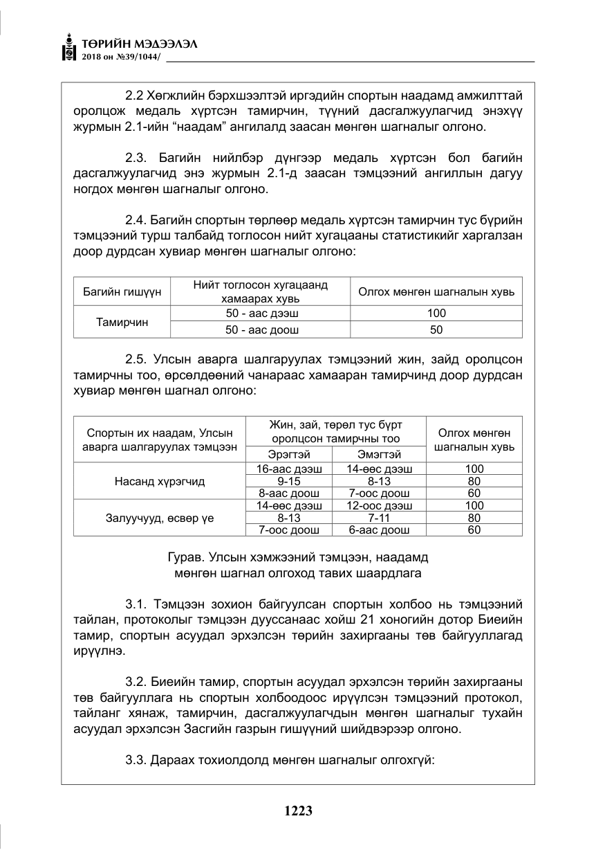 «Төрийн мэдээлэл» № 39, файлын 12-р хуудас