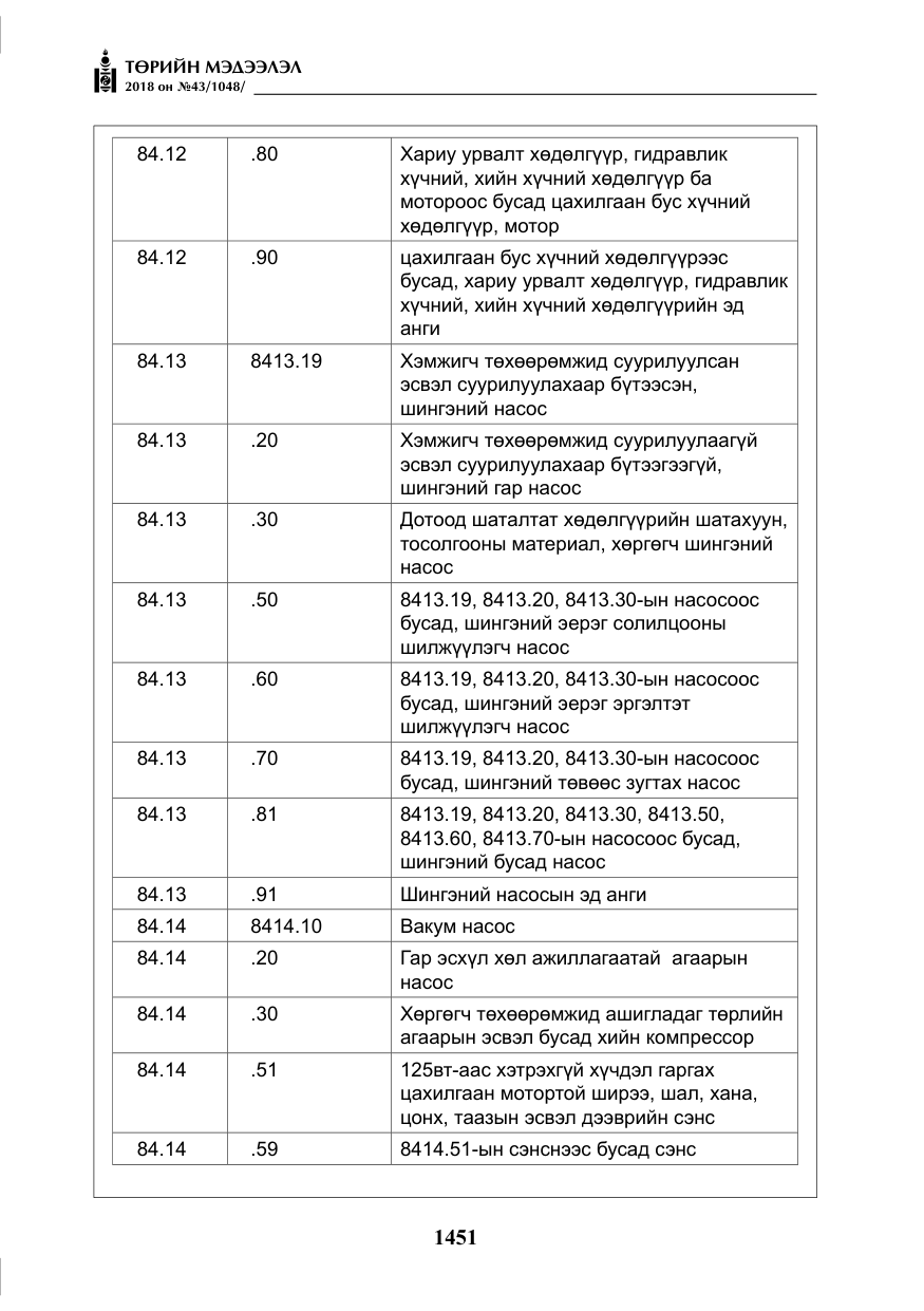 «Төрийн мэдээлэл» № 43, файлын 24-р хуудас