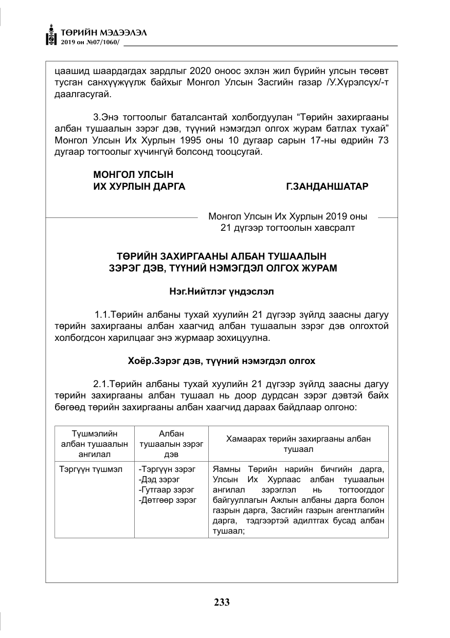 «Төрийн мэдээлэл» № 7, файлын 30-р хуудас