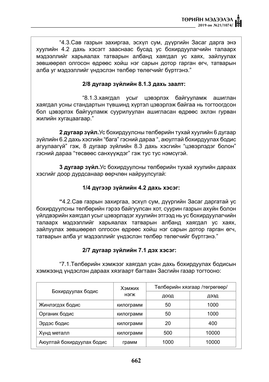 «Төрийн мэдээлэл» № 21, файлын 3-р хуудас