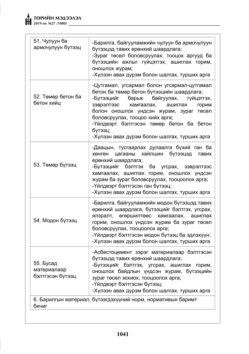 «Төрийн мэдээлэл» № 27, файлын 38-р хуудас