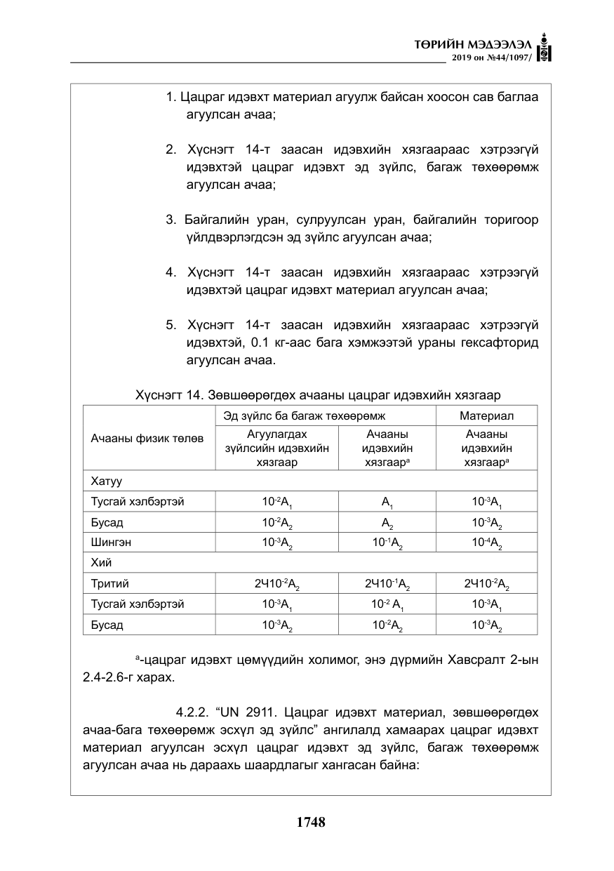 «Төрийн мэдээлэл» № 44, файлын 105-р хуудас