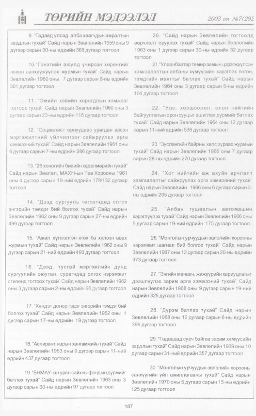 «Төрийн мэдээлэл» № 10, файлын 210-р хуудас
