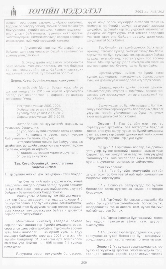 «Төрийн мэдээлэл» № 11, файлын 232-р хуудас