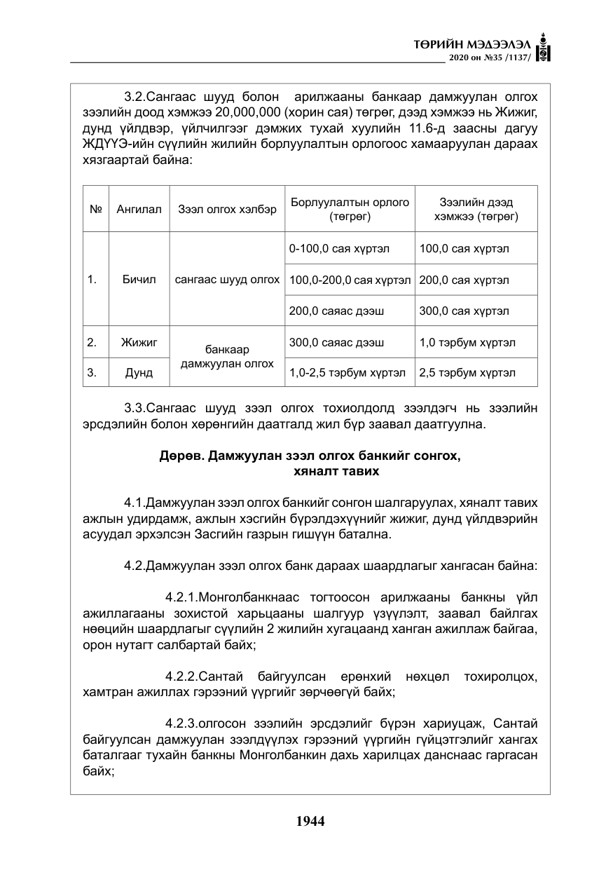 «Төрийн мэдээлэл» № 35, файлын 21-р хуудас