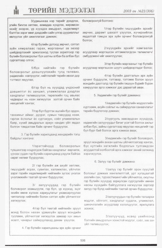 «Төрийн мэдээлэл» № 19, файлын 224-р хуудас