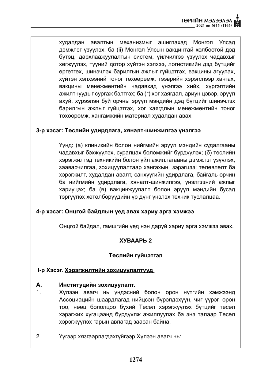 «Төрийн мэдээлэл» № 15, файлын 55-р хуудас