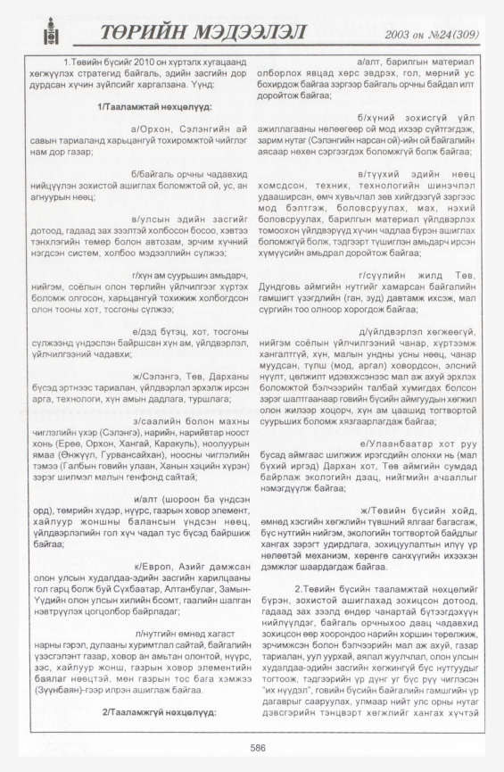 «Төрийн мэдээлэл» № 23, файлын 316-р хуудас