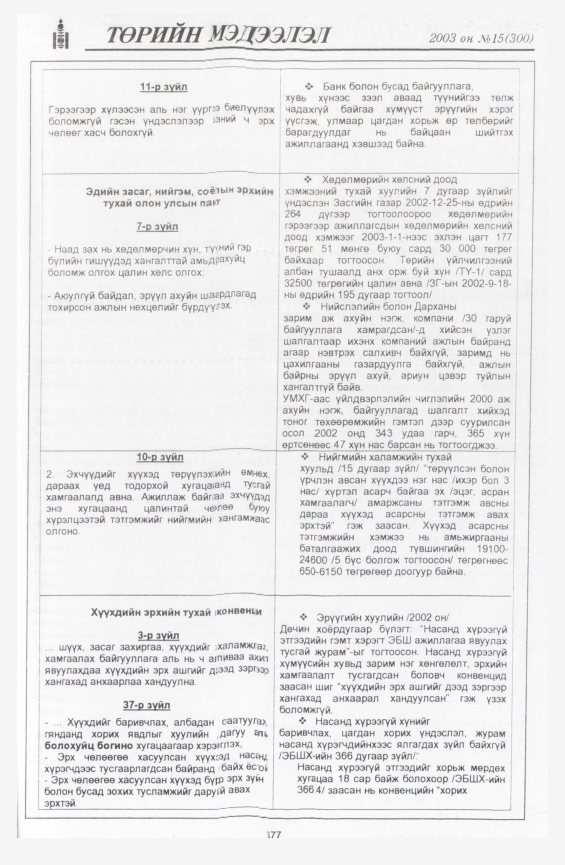 «Төрийн мэдээлэл» № 24, файлын 71-р хуудас