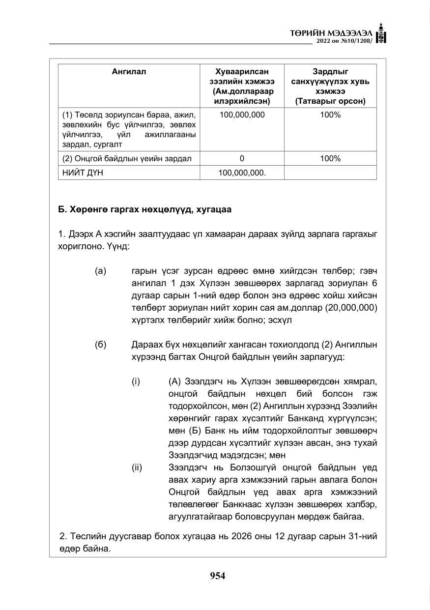 «Төрийн мэдээлэл» № 10, файлын 75-р хуудас