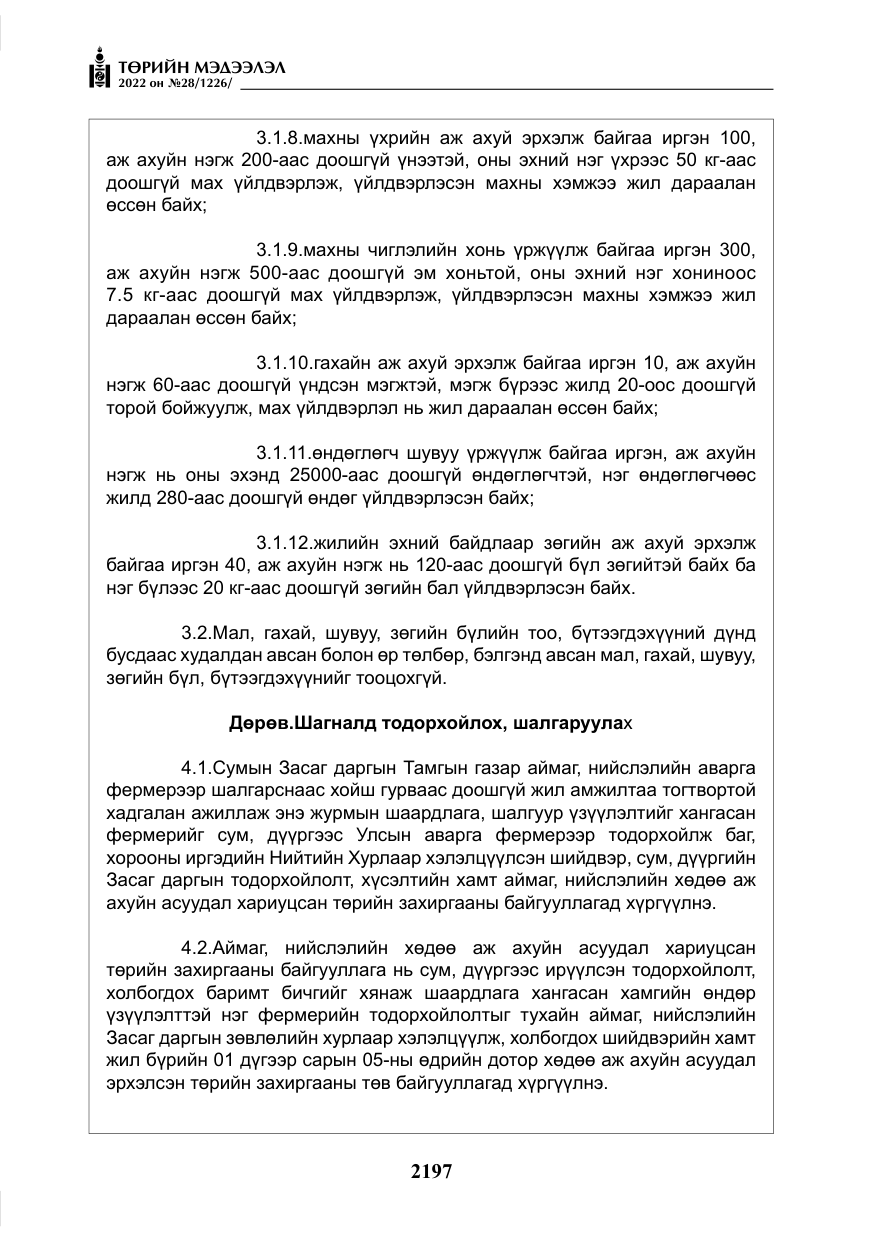 «Төрийн мэдээлэл» № 28, файлын 77-р хуудас