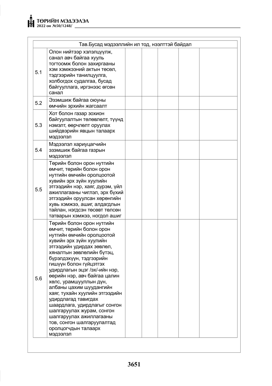 «Төрийн мэдээлэл» № 50, файлын 68-р хуудас