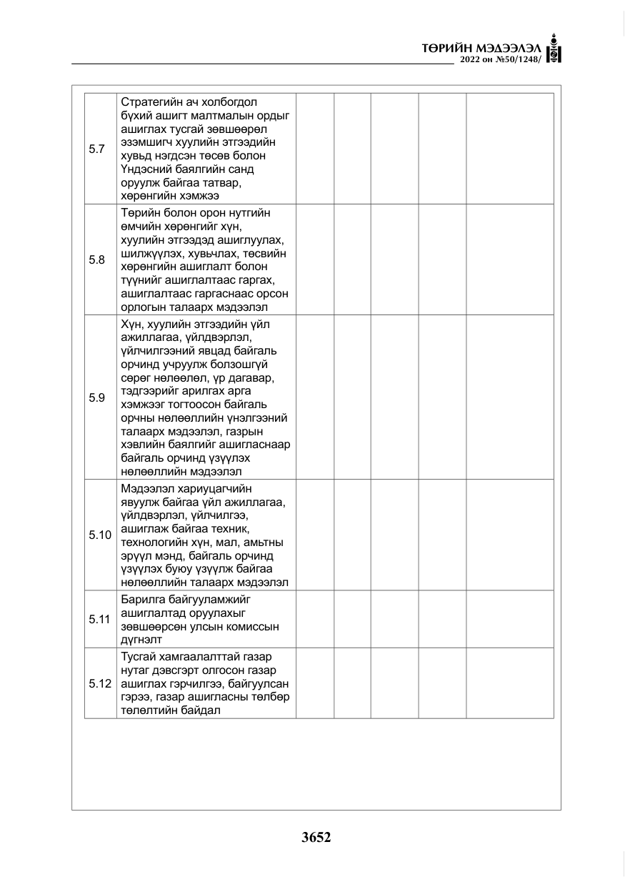 «Төрийн мэдээлэл» № 50, файлын 69-р хуудас