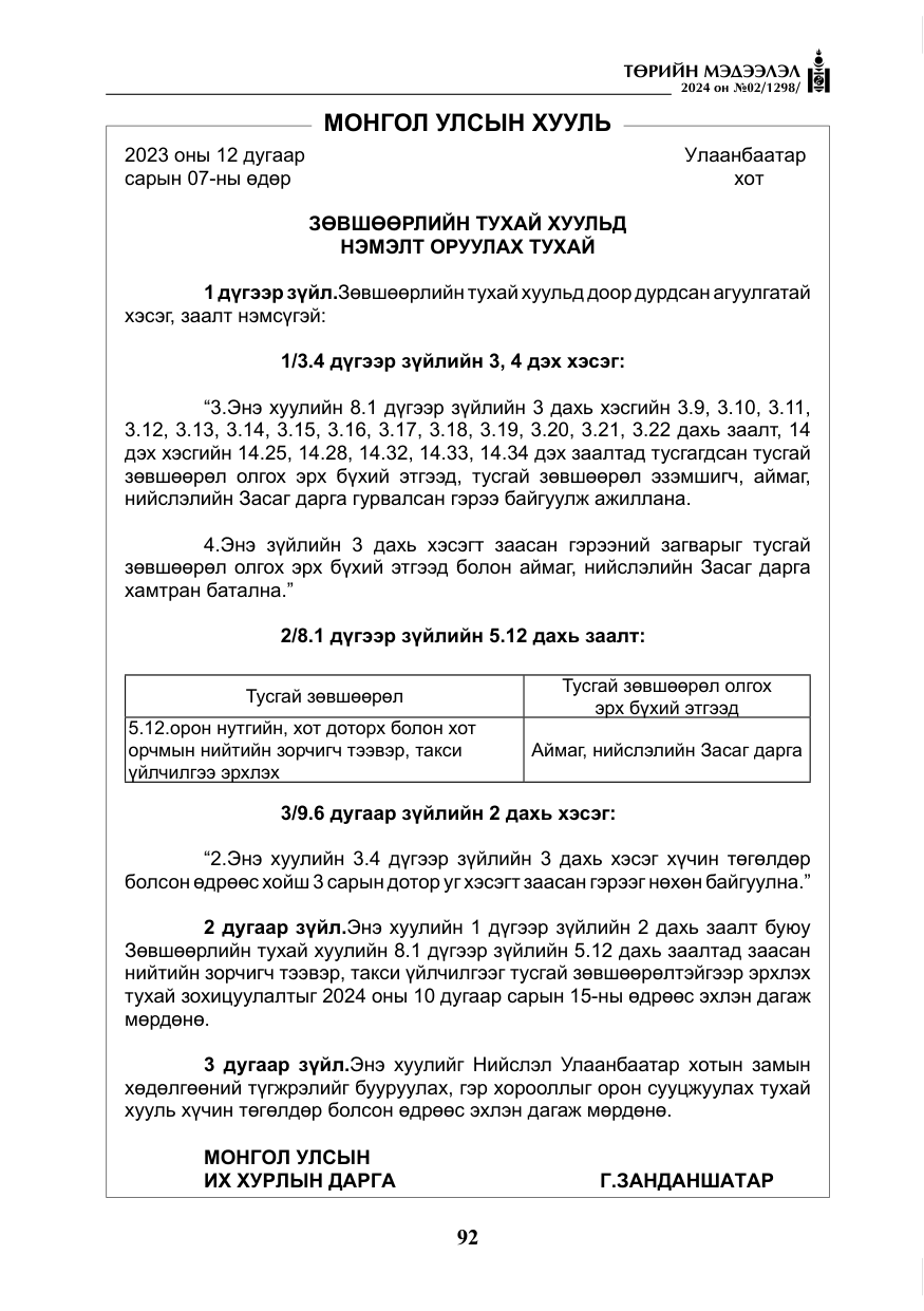 «Төрийн мэдээлэл» № 2, файлын 57-р хуудас