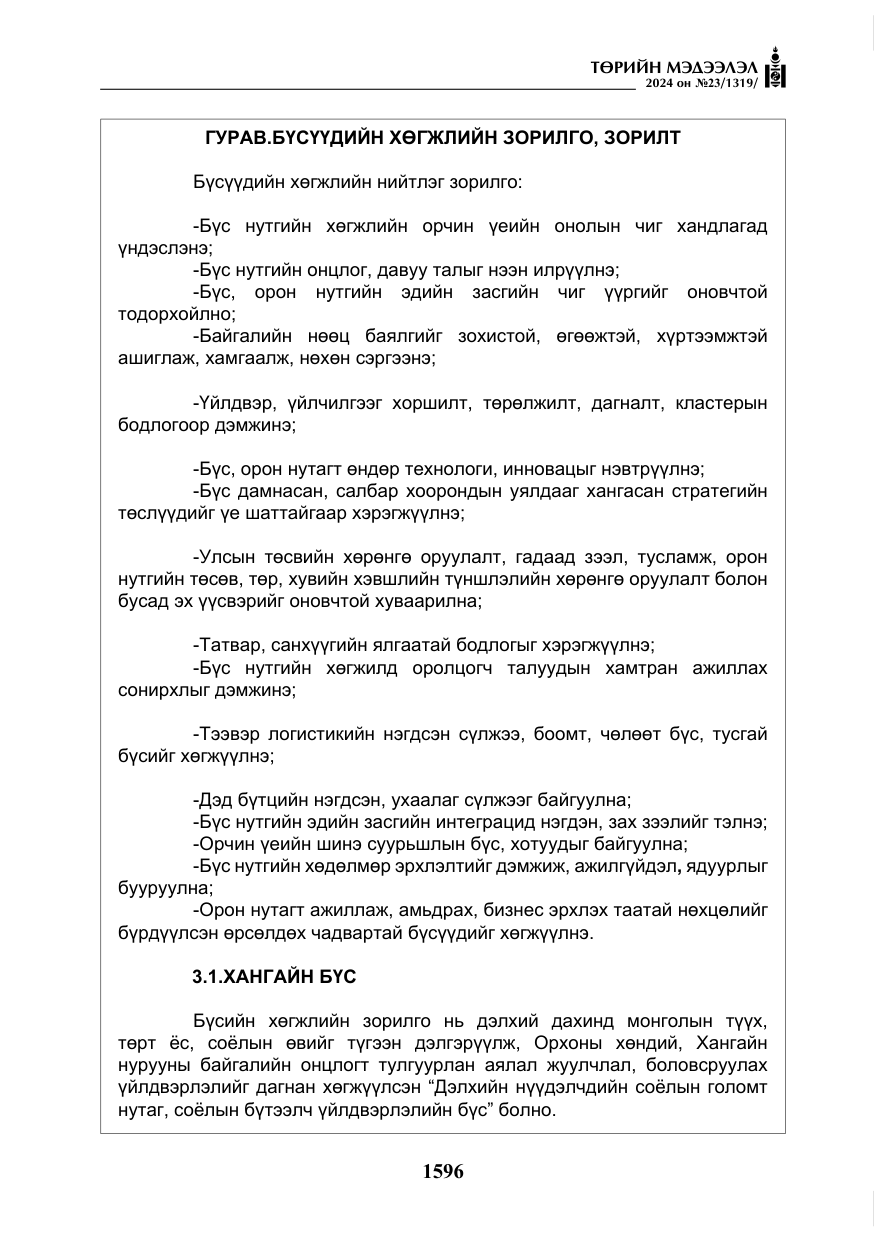 «Төрийн мэдээлэл» № 23, файлын 165-р хуудас