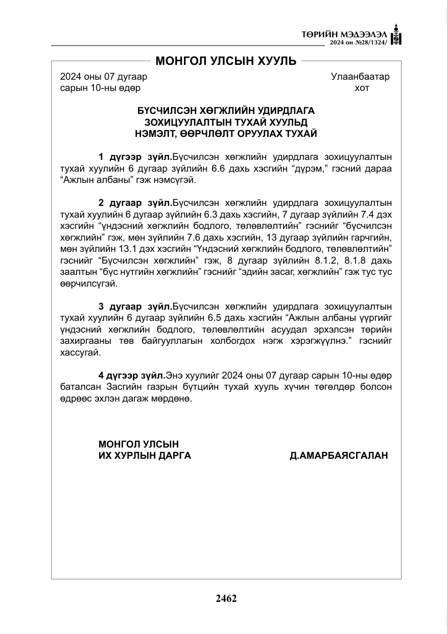 «Төрийн мэдээлэл» № 28, файлын 83-р хуудас