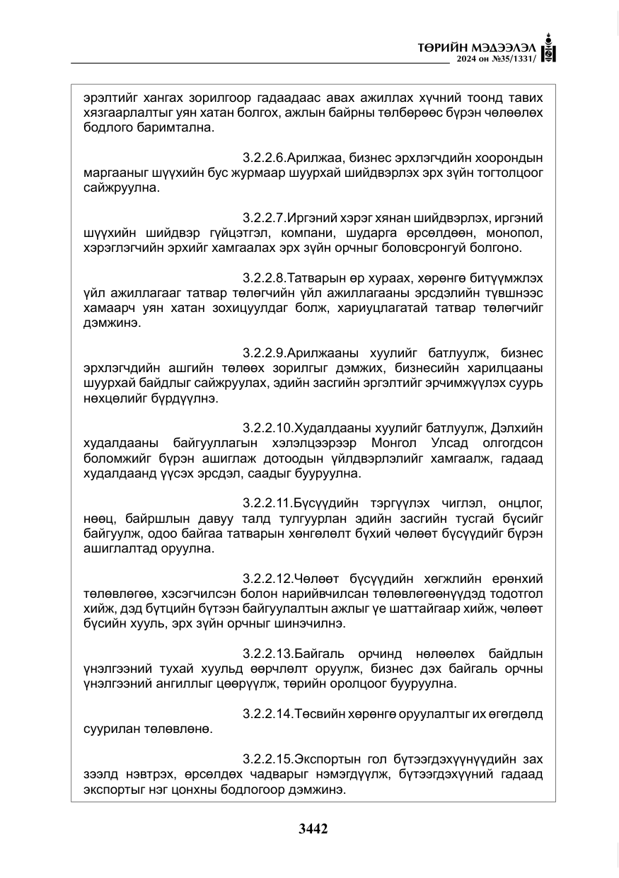 «Төрийн мэдээлэл» № 35, файлын 55-р хуудас