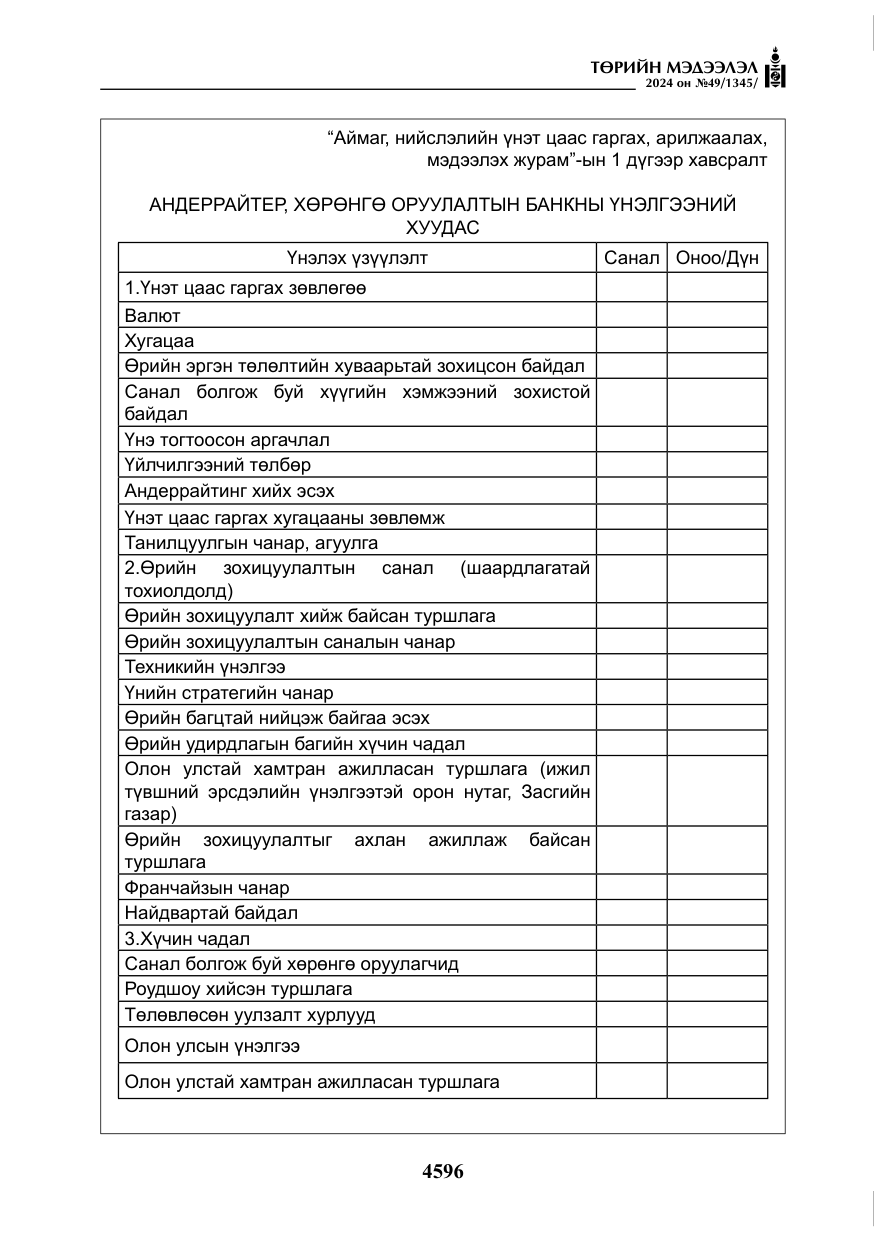 «Төрийн мэдээлэл» № 49, файлын 53-р хуудас