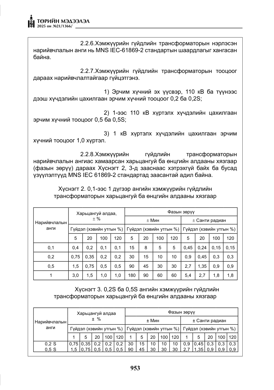 «Төрийн мэдээлэл» № 21, файлын 14-р хуудас