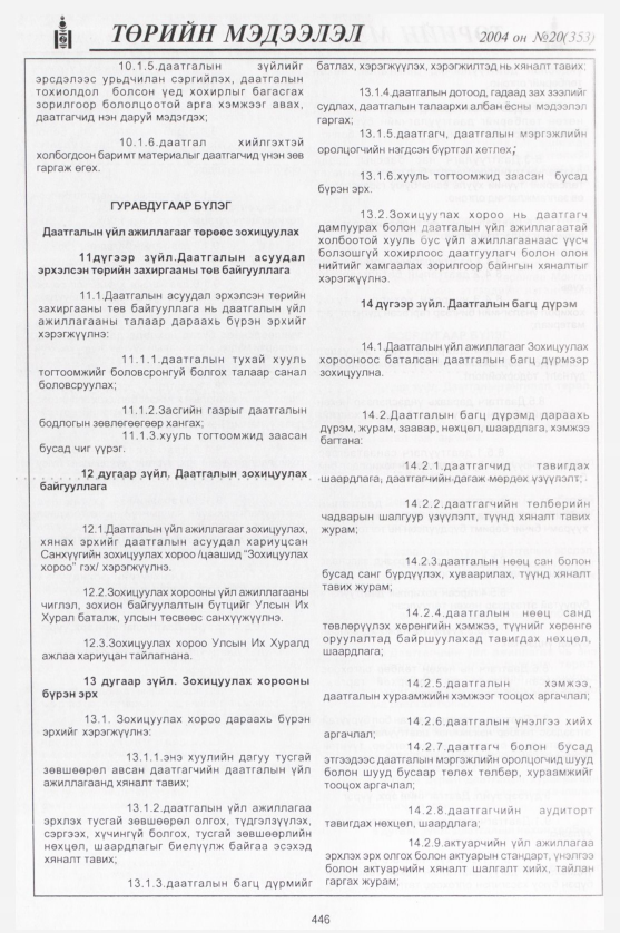 «Төрийн мэдээлэл» № 17, файлын 225-р хуудас