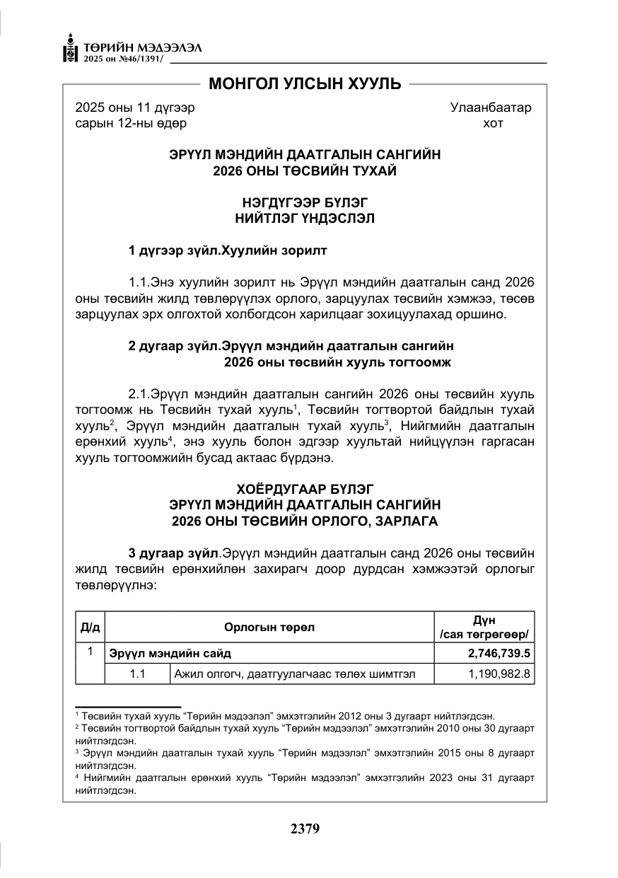 «Төрийн мэдээлэл» № 46, файлын 140-р хуудас