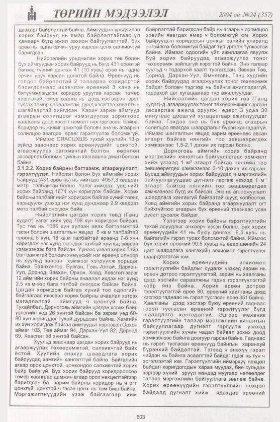 «Төрийн мэдээлэл» № 20, файлын 398-р хуудас