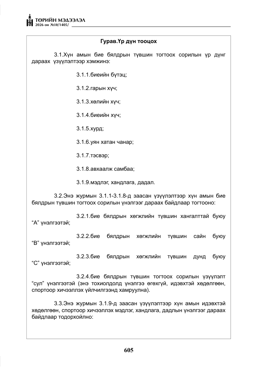 «Төрийн мэдээлэл» № 10, файлын 18-р хуудас