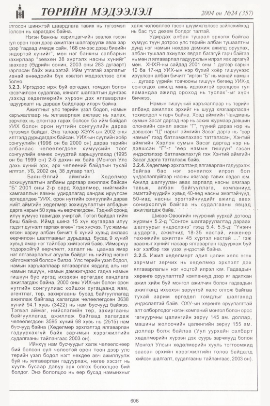 «Төрийн мэдээлэл» № 22, файлын 401-р хуудас