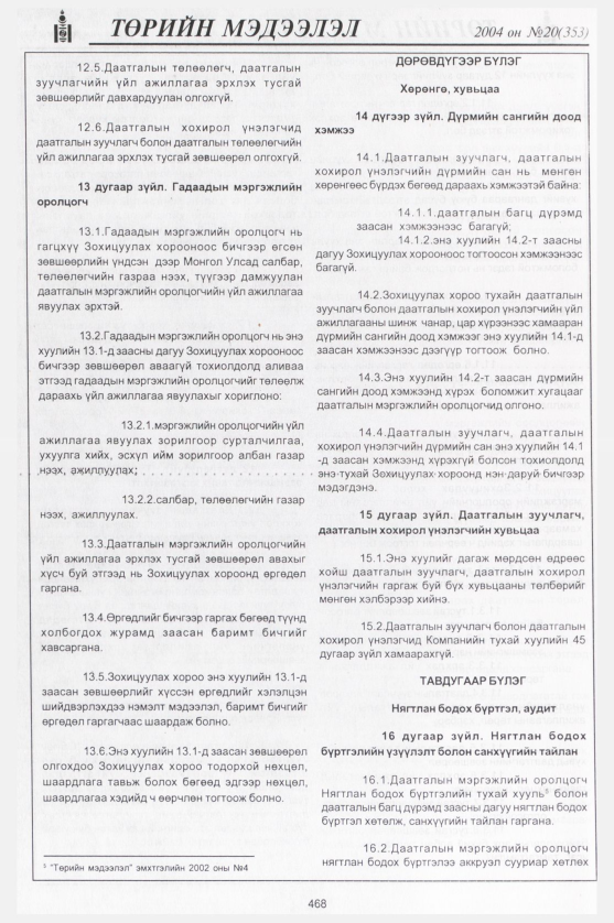 «Төрийн мэдээлэл» № 23, файлын 247-р хуудас