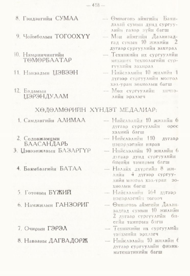 «Төрийн мэдээлэл» № 3, 418-р хуудасны скан
