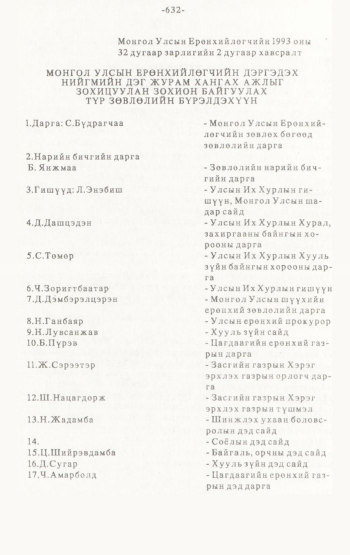 «Төрийн мэдээлэл» № 4-5, 632-р хуудасны скан