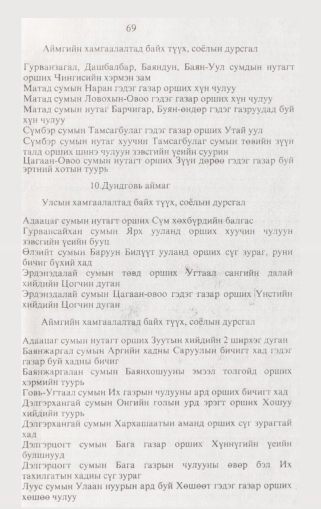 «Төрийн мэдээлэл» № 1, файлын 78-р хуудас