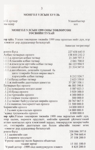 «Төрийн мэдээлэл» № 2, файлын 4-р хуудас