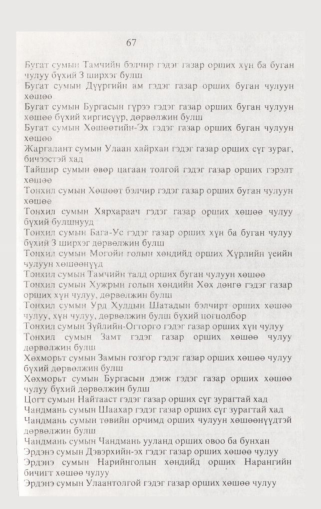 «Төрийн мэдээлэл» № 2, 67-р хуудасны скан