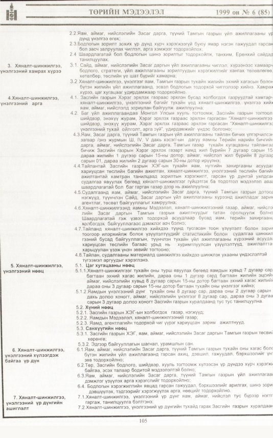 «Төрийн мэдээлэл» № 11, файлын 23-р хуудас