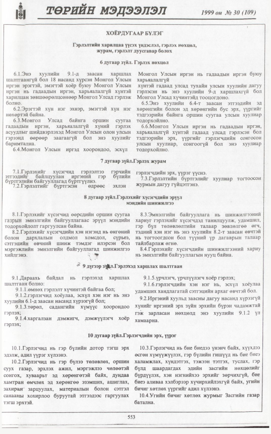 «Төрийн мэдээлэл» № 33, файлын 4-р хуудас
