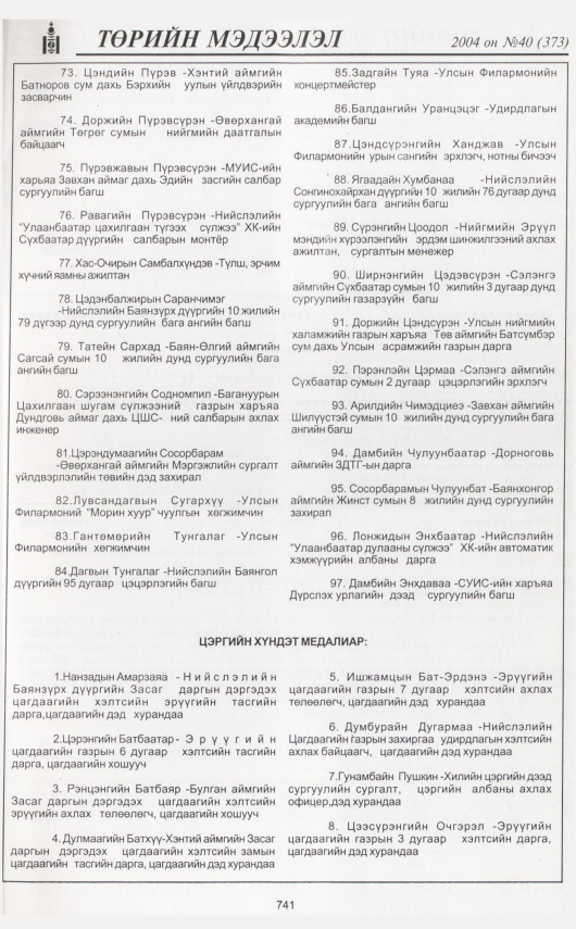 «Төрийн мэдээлэл» № 37, файлын 192-р хуудас
