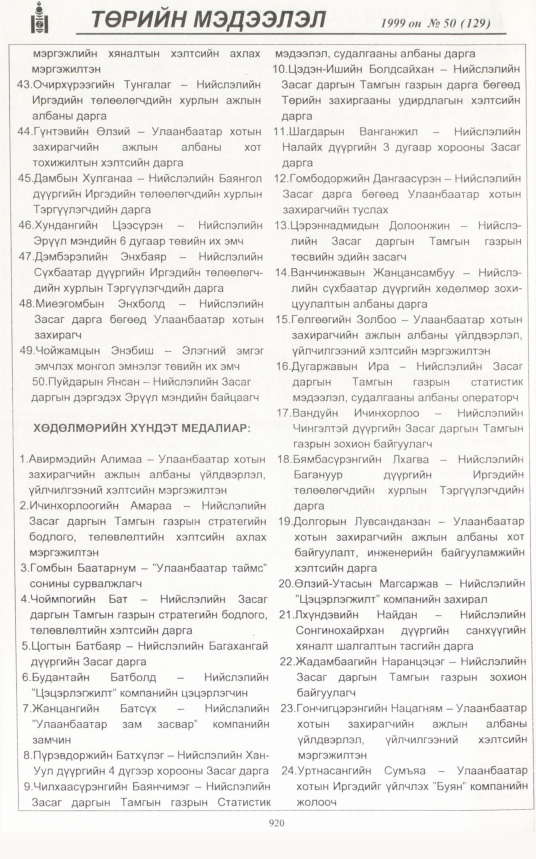 «Төрийн мэдээлэл» № 52, файлын 363-р хуудас