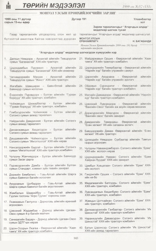 «Төрийн мэдээлэл» № 53, файлын 386-р хуудас