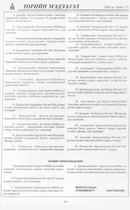 «Төрийн мэдээлэл» № 42, файлын 268-р хуудас