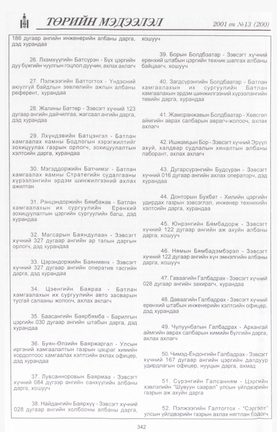 «Төрийн мэдээлэл» № 10, файлын 383-р хуудас