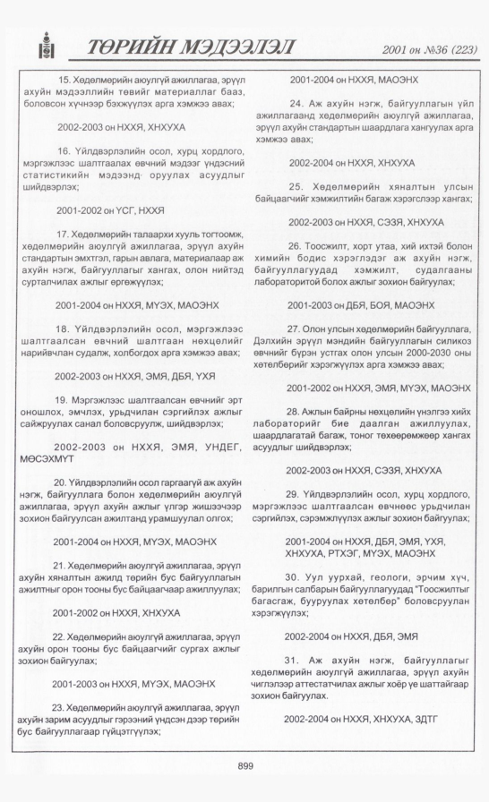 «Төрийн мэдээлэл» № 38, файлын 242-р хуудас