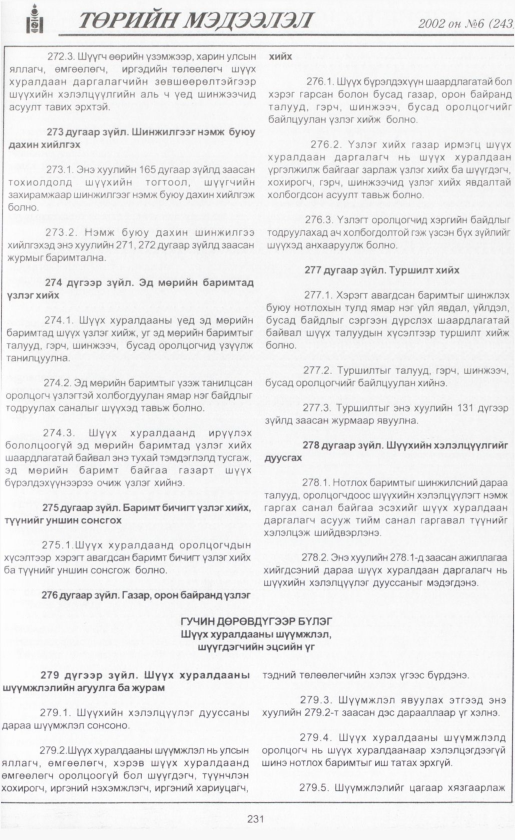 «Төрийн мэдээлэл» № 6, файлын 250-р хуудас