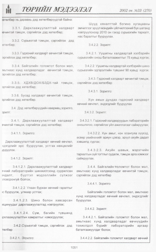 «Төрийн мэдээлэл» № 35, файлын 258-р хуудас