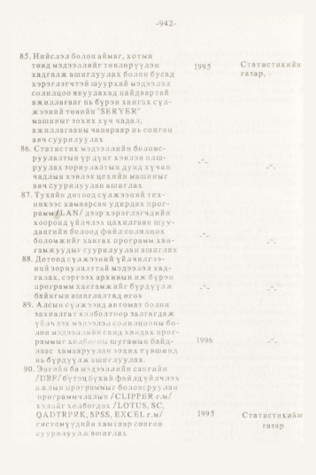 «Төрийн мэдээлэл» № 10, 942-р хуудасны скан