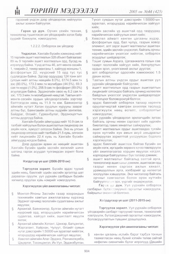 «Төрийн мэдээлэл» № 45, файлын 295-р хуудас