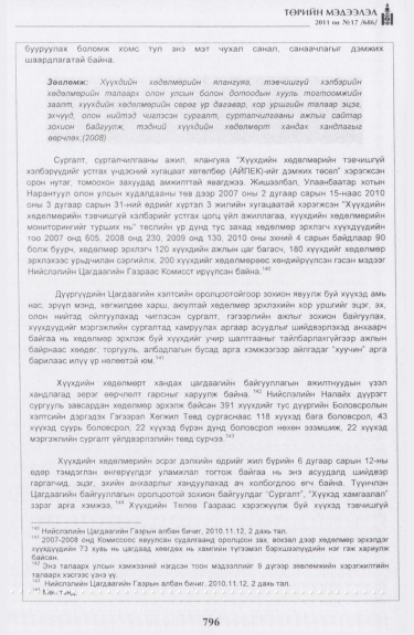 «Төрийн мэдээлэл» № 17, файлын 109-р хуудас